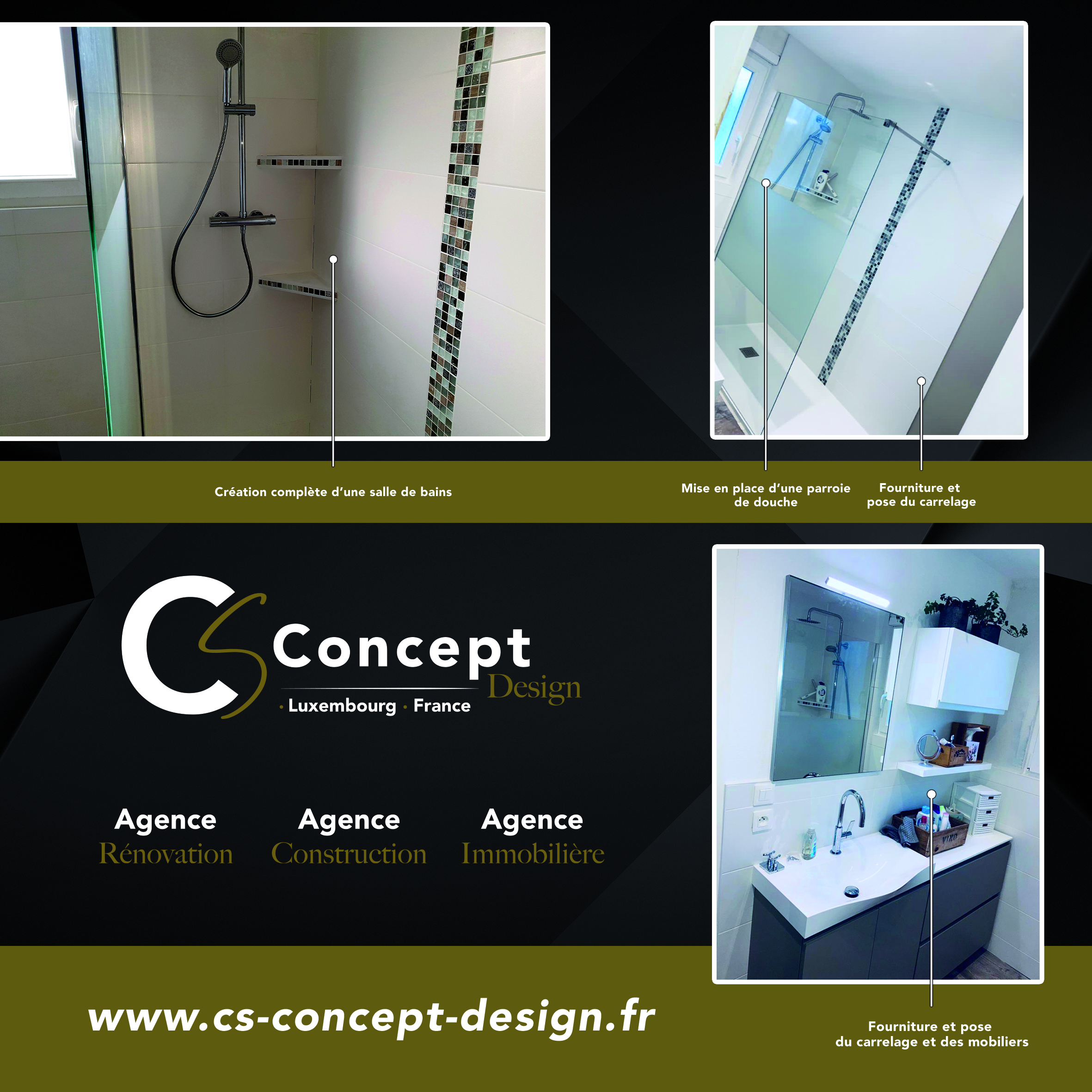 Réalisation salle de bain cs concept design